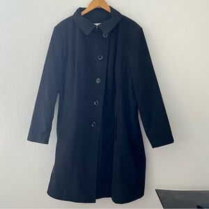 Calvin Klein Black Trench Rain Coat - 2X